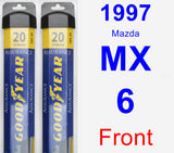 Front Wiper Blade Pack for 1997 Mazda MX-6 - Assurance