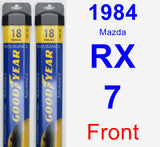 Front Wiper Blade Pack for 1984 Mazda RX-7 - Assurance