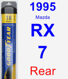 Rear Wiper Blade for 1995 Mazda RX-7 - Assurance