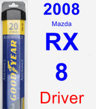 Driver Wiper Blade for 2008 Mazda RX-8 - Assurance