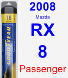 Passenger Wiper Blade for 2008 Mazda RX-8 - Assurance