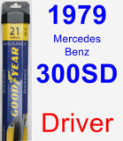 Driver Wiper Blade for 1979 Mercedes-Benz 300SD - Assurance