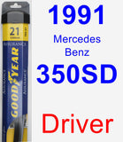 Driver Wiper Blade for 1991 Mercedes-Benz 350SD - Assurance