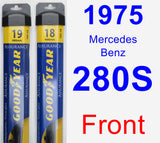 Front Wiper Blade Pack for 1975 Mercedes-Benz 280S - Assurance