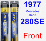 Front Wiper Blade Pack for 1977 Mercedes-Benz 280SE - Assurance