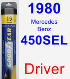 Driver Wiper Blade for 1980 Mercedes-Benz 450SEL - Assurance