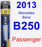 Passenger Wiper Blade for 2013 Mercedes-Benz B250 - Assurance