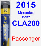 Passenger Wiper Blade for 2015 Mercedes-Benz CLA200 - Assurance