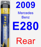 Rear Wiper Blade for 2009 Mercedes-Benz E280 - Assurance