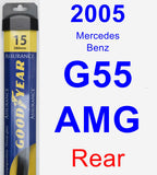 Rear Wiper Blade for 2005 Mercedes-Benz G55 AMG - Assurance