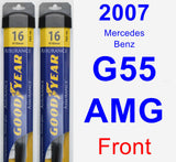 Front Wiper Blade Pack for 2007 Mercedes-Benz G55 AMG - Assurance