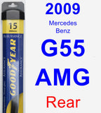 Rear Wiper Blade for 2009 Mercedes-Benz G55 AMG - Assurance