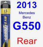 Rear Wiper Blade for 2013 Mercedes-Benz G550 - Assurance