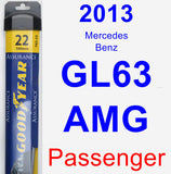 Passenger Wiper Blade for 2013 Mercedes-Benz GL63 AMG - Assurance