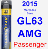 Passenger Wiper Blade for 2015 Mercedes-Benz GL63 AMG - Assurance