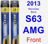 Front Wiper Blade Pack for 2013 Mercedes-Benz S63 AMG - Assurance