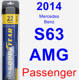 Passenger Wiper Blade for 2014 Mercedes-Benz S63 AMG - Assurance