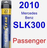 Passenger Wiper Blade for 2010 Mercedes-Benz SLK300 - Assurance