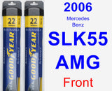 Front Wiper Blade Pack for 2006 Mercedes-Benz SLK55 AMG - Assurance