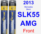 Front Wiper Blade Pack for 2013 Mercedes-Benz SLK55 AMG - Assurance