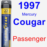 Passenger Wiper Blade for 1997 Mercury Cougar - Assurance