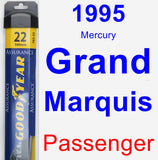 Passenger Wiper Blade for 1995 Mercury Grand Marquis - Assurance