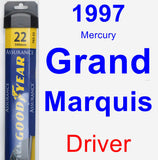 Driver Wiper Blade for 1997 Mercury Grand Marquis - Assurance