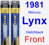 Front Wiper Blade Pack for 1981 Mercury Lynx - Assurance