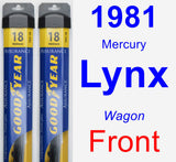 Front Wiper Blade Pack for 1981 Mercury Lynx - Assurance