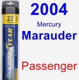 Passenger Wiper Blade for 2004 Mercury Marauder - Assurance