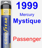 Passenger Wiper Blade for 1999 Mercury Mystique - Assurance