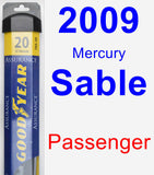 Passenger Wiper Blade for 2009 Mercury Sable - Assurance