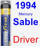 Driver Wiper Blade for 1994 Mercury Sable - Assurance