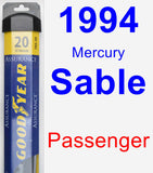 Passenger Wiper Blade for 1994 Mercury Sable - Assurance