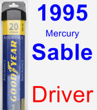 Driver Wiper Blade for 1995 Mercury Sable - Assurance