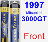 Front Wiper Blade Pack for 1997 Mitsubishi 3000GT - Assurance