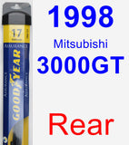 Rear Wiper Blade for 1998 Mitsubishi 3000GT - Assurance