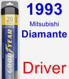 Driver Wiper Blade for 1993 Mitsubishi Diamante - Assurance