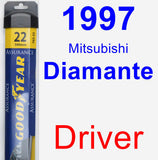 Driver Wiper Blade for 1997 Mitsubishi Diamante - Assurance