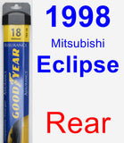 Rear Wiper Blade for 1998 Mitsubishi Eclipse - Assurance