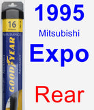 Rear Wiper Blade for 1995 Mitsubishi Expo - Assurance