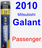 Passenger Wiper Blade for 2010 Mitsubishi Galant - Assurance