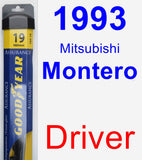 Driver Wiper Blade for 1993 Mitsubishi Montero - Assurance