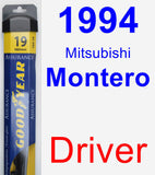 Driver Wiper Blade for 1994 Mitsubishi Montero - Assurance