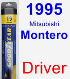 Driver Wiper Blade for 1995 Mitsubishi Montero - Assurance