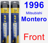 Front Wiper Blade Pack for 1996 Mitsubishi Montero - Assurance