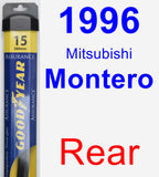 Rear Wiper Blade for 1996 Mitsubishi Montero - Assurance