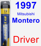 Driver Wiper Blade for 1997 Mitsubishi Montero - Assurance