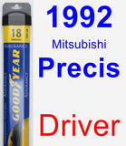 Driver Wiper Blade for 1992 Mitsubishi Precis - Assurance