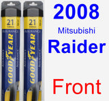 Front Wiper Blade Pack for 2008 Mitsubishi Raider - Assurance